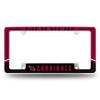 Rico Industries NFL Football Arizona Cardinals Two-Tone 12" x 6" Chrome All Over Automotive License Plate Frame for Car/Truck/SUV view 1