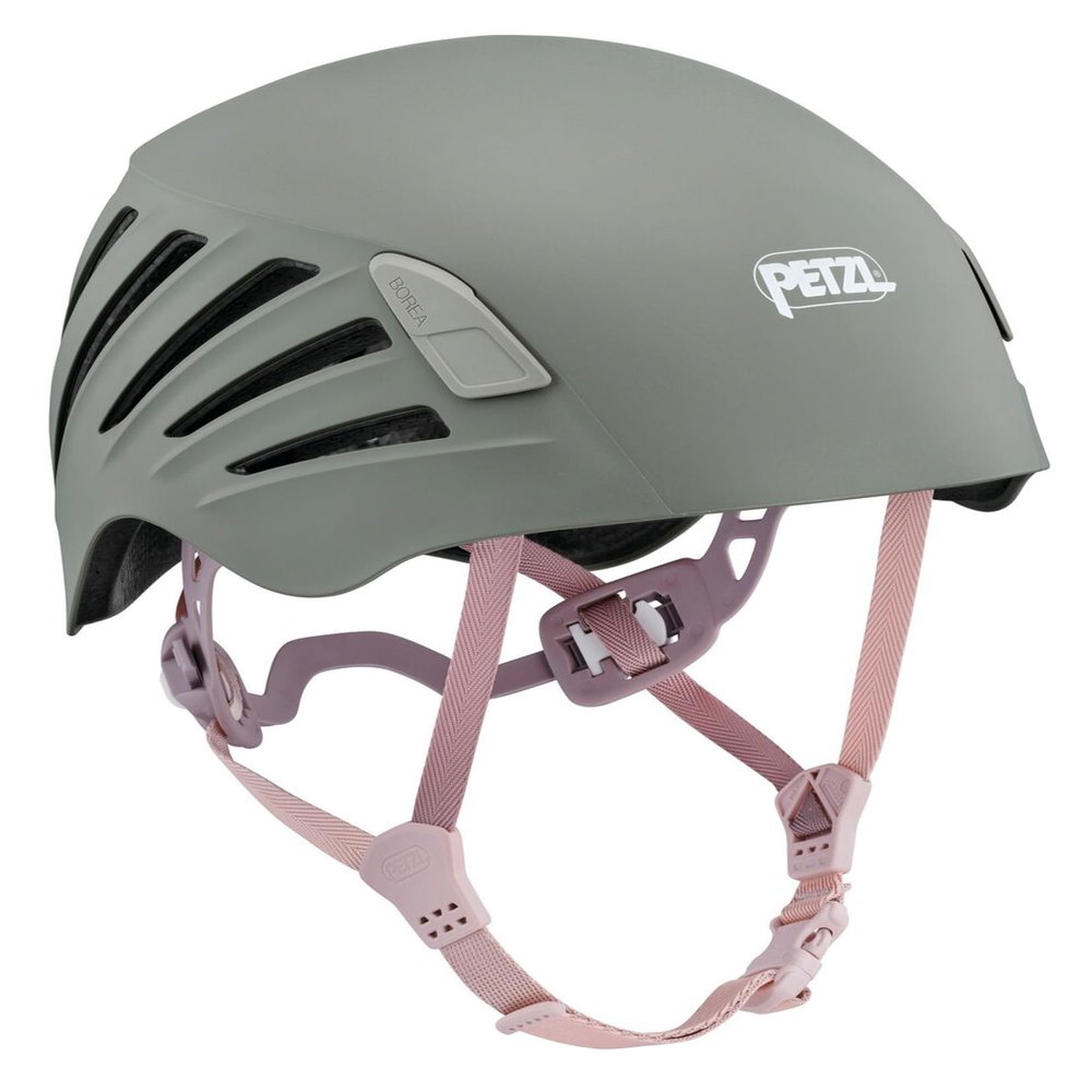Petzl BOREA Durable Women's Helmet with Ponytail Compatibility - Jungle Green