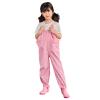 Kids Rain Pants Toddler Waterproo Little/Big Boys Girls Pants Rain Overalls, Mud Dirty Proof Rain (Pink, 1-3 Years) view 3