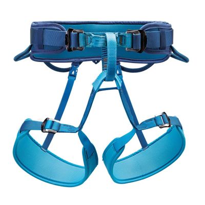 PETZL Corax Climbing Harness - Navy Blue, Size 1