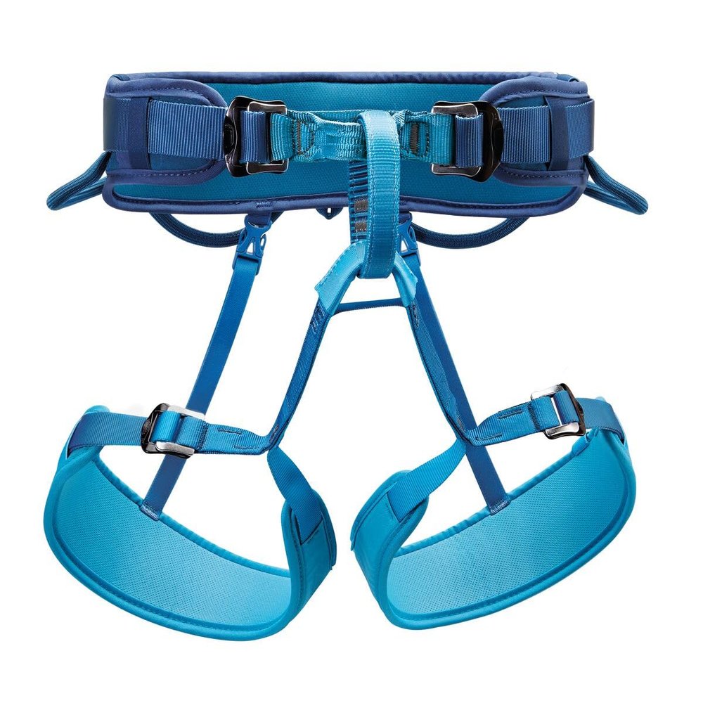 PETZL Corax Climbing Harness - Navy Blue, Size 1