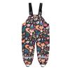 Boys Girls Waterproo Suspender Rain Pants Outdoor Toddler Rain  Kids Mud Proof (Multicolor-1, 10-11 Years) view 2
