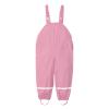 Kids Waterproo Rain Pants  Dirty Proof Suspender Trousers for Boys and Girls Lightweight Mud (Pink, 6-8 Years) view 1