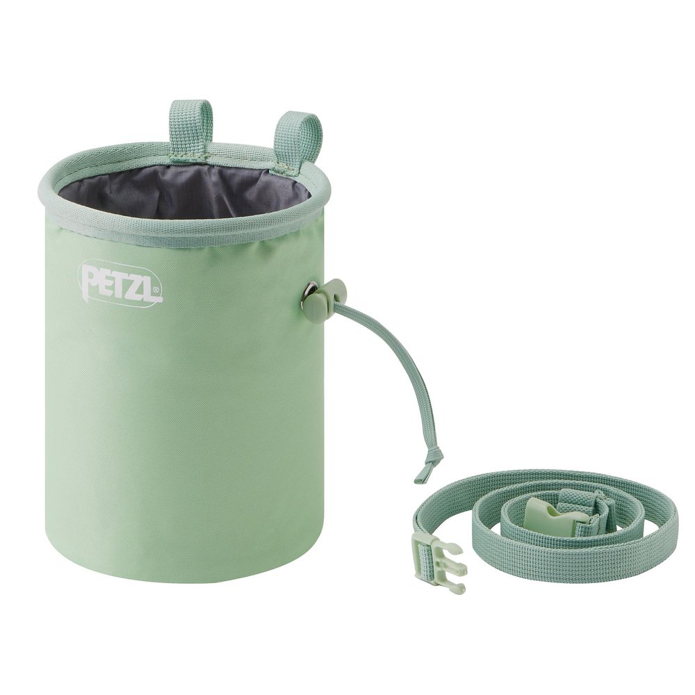 BANDI Classic Round Chalk Bag with Belt, Jade Green