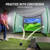 GoSports Range Cage 10 ft x 8 ft Golf Practice Hitting Net with Impact Screen view 4