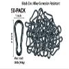 Branded Boards | 50 Pack and 100 Pack | Bulk Heavy Duty Carabiner Snap Clip Hooks |Black, Zinc and Stainless | Contractors, Gyms, Fitness Centers, Business, Industrial (5cm Black 50-Pack) view 4