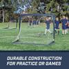 GoSports Team Tone 4 ft x 3 ft Portable Soccer Goals for Kids - Set of 2 Pop Up Nets for Backyard - Navy view 3