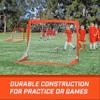 GoSports Team Tone 4 ft x 3 ft Portable Soccer Goals for Kids - Set of 2 Pop Up Nets for Backyard - Red view 3