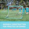 GoSports Team Tone 4 ft x 3 ft Portable Soccer Goals for Kids - Set of 2 Pop Up Nets for Backyard - Light Blue view 3