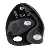 NEOX Belay device with cam-assisted blocking, optimized for lead climbing, Black view 2