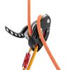 NEOX Belay device with cam-assisted blocking, optimized for lead climbing, Black view 4