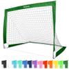 GoSports Team Tone 4 ft x 3 ft Portable Soccer Goal for Kids - Pop Up Net for Backyard - Dark Green view 1