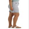 Lee Women's Plus Size Ultra Lux Comfort with Flex-to-Go Utility Bermuda Short Material Gray 24 Plus view 3