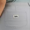 Lee Women's Plus Size Ultra Lux Comfort with Flex-to-Go Utility Bermuda Short Material Gray 24 Plus view 4