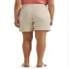 Lee Women's Plus Size Ultra Lux Comfort with Flex-to-Go Utility Bermuda Short Greige 14 Plus view 2
