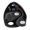 PETZL NEOX Belay Device with cam-Assisted Blocking, Optimized for Lead Climbing, Orange view 2