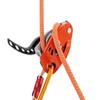 PETZL NEOX Belay Device with cam-Assisted Blocking, Optimized for Lead Climbing, Orange view 4