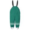 Kids Waterproo Rain Suspender Lightweight Windproof Outdoor Rain Pants for Boys Girls Mud (Green, 4-5 Years) view 1