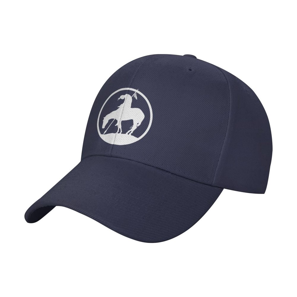 End Trail Native American Indian Warrior Hat Outdoor Baseball Cap Sandwich Cap Truck Driver Cap Peaked Cap Navy Blue