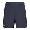 Under Armour Boys' Performance Tech Shorts, Elastic Waistband, Lightweight & Fast-Drying, Gray Block Print, 3T view 1