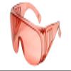 Calabria Fit Over Safety Glasses for Men & Women Polarized Sunglasses That Fit Over Glasses | Light Sensitivity Glasses | Wrap Around Fl-41 Pink Lens Anti-Fog Scratch view 1