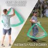 GoSports Team Tone 4 ft x 3 ft Portable Soccer Goals for Kids - Set of 2 Pop Up Nets for Backyard - Turquoise view 4