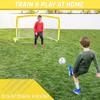 GoSports Team Tone 6 ft x 4 ft Portable Soccer Goal for Kids - Pop Up Net for Backyard - Yellow view 2