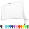 GoSports Team Tone 6 ft x 4 ft Portable Soccer Goal for Kids - Pop Up Net for Backyard - White view 1