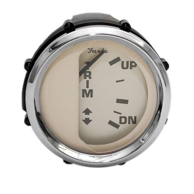 Faria Boat Trim Gauge GP9230A | Euro Beige Mercury 2 Inch