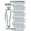 Branded Boards | 50 Pack and 100 Pack | Bulk Heavy Duty Carabiner Snap Clip Hooks |Black, Zinc and Stainless | Contractors, Gyms, Fitness Centers, Business, Industrial (8cm Zinc 50-Pack) view 2