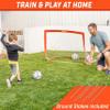 GoSports Team Tone 4 ft x 3 ft Portable Soccer Goal for Kids - Pop Up Net for Backyard - Red view 2