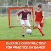 GoSports Team Tone 4 ft x 3 ft Portable Soccer Goal for Kids - Pop Up Net for Backyard - Red view 3