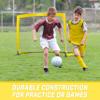 GoSports Team Tone 4 ft x 3 ft Portable Soccer Goal for Kids - Pop Up Net for Backyard - Yellow view 3