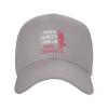 I Work Harder Than an Ugly Stripper Hat Outdoor Baseball Cap Sandwich Cap Truck Driver Cap Peaked Cap Gray view 2