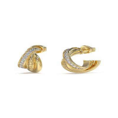 GUESS Perfect JUBE04066JWYGT-U stainless steel earrings, Stainless Steel