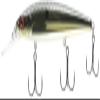 Strike King KVD Sinking Deep Jerkbait Fishing Lure, Weight Transfer System, 4 3/4-Inches, 3/5-Ounce, Slow Sinking, Size 2 and 4 Mustad Triple Grip Treble Hooks view 1
