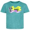 Under Armour Boys' Short Sleeve Logo Graphic T-Shirt, Lightweight & Breathable, Relaxed Fit, Circuit Teal 3D, 2T view 1