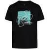 Under Armour Boys' Short Sleeve Sports Graphic T-Shirt, Lightweight & Breathable, Relaxed Fit, Black Basketball, 4 view 1
