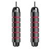 NATTCO Fitness Jump Ropes Rapid Speed Jumping Rope Cable with Ball Bearings Steel Skipping Rope Gym Fitness Home Exercise Slim Body Adjustable (Color : Red, Size : 1) view 1