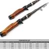 Fishing Rod Casting Rod Travel Bait Trout Telescopic Fishing Rod Bait Heavy Carp Wooden Handle Rod Telescopic Fishing Rod (Color : 2.7 m) view 2
