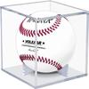 VOLEAAR 1PCS Baseball Display Case,UV Protected Acrylic Baseball Boxes,Clear Cube Autograph Memorabilia Ball Display Cases for Official Size Ball view 1