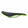 Fabric Scoop Elite Shallow Cro-Mo Rails Road MTB Saddle, Black and Green, VL1791 view 1