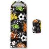 Smell Sunshine Kids Sleeping Bag for Boys Girls,Rugby Basketball Print-Lightweight Warm Portable Outdoor Indoor-Waterproof Cold Weather Resistant Sleeping Bag for Camping Hiking(Tennis) view 1