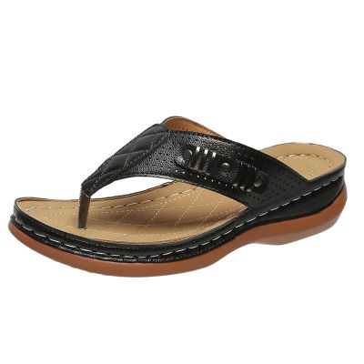 Slippers With Arch Support Orthotic Heel Cup Sandals For Women Orthopedic Sandals for Women Walking Slippers with Arch Support Anti-Slip Breathable Dressy Summer Vintage Slip On Orthotic Flip Flops