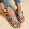 Dressy Orthopedic Sandals For Women With Rhinestones Womens Orthotic Flips Flops Sandals Arch Support for Flat feet Orthopedic Slides Plantar Fasciitis Comfortable Walking Beach Shoes view 2