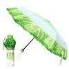 YFEIQI Creative Cabbage Umbrella, Three Folding Sunny and Rainy Umbrellas, Funny Vegetable Rain Umbrella, Gifts for Girls and Ladies view 1