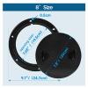 Xztrdi Boat-Ready Black Round Non-Slip Inspection Hatches - Sizes 8" with Detachable Cover - ABS Plastic Screw Out Access Hatch Cover for Kayak, Yacht, Marine Accessories view 2