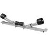 CUSON Adjustable Boat Trailer Bottom Support Bracket with Keel Rollers | Support Bracket for Boats from 2' 7" to 4' Wide - Max Weight Capacity of 1763.7 lb | Silver Zinc-Coated Steel view 1