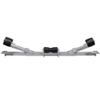CUSON Adjustable Boat Trailer Bottom Support Bracket with Keel Rollers | Support Bracket for Boats from 2' 7" to 4' Wide - Max Weight Capacity of 1763.7 lb | Silver Zinc-Coated Steel view 3