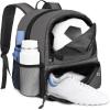 YOREPEK Soccer Backpack, Lightweight Soccer Bag with Ball Holder for Mens Womens, Water resistant Sport Equipment Bags Fit Basketball Volleyball Football Accessories to Match Training view 1